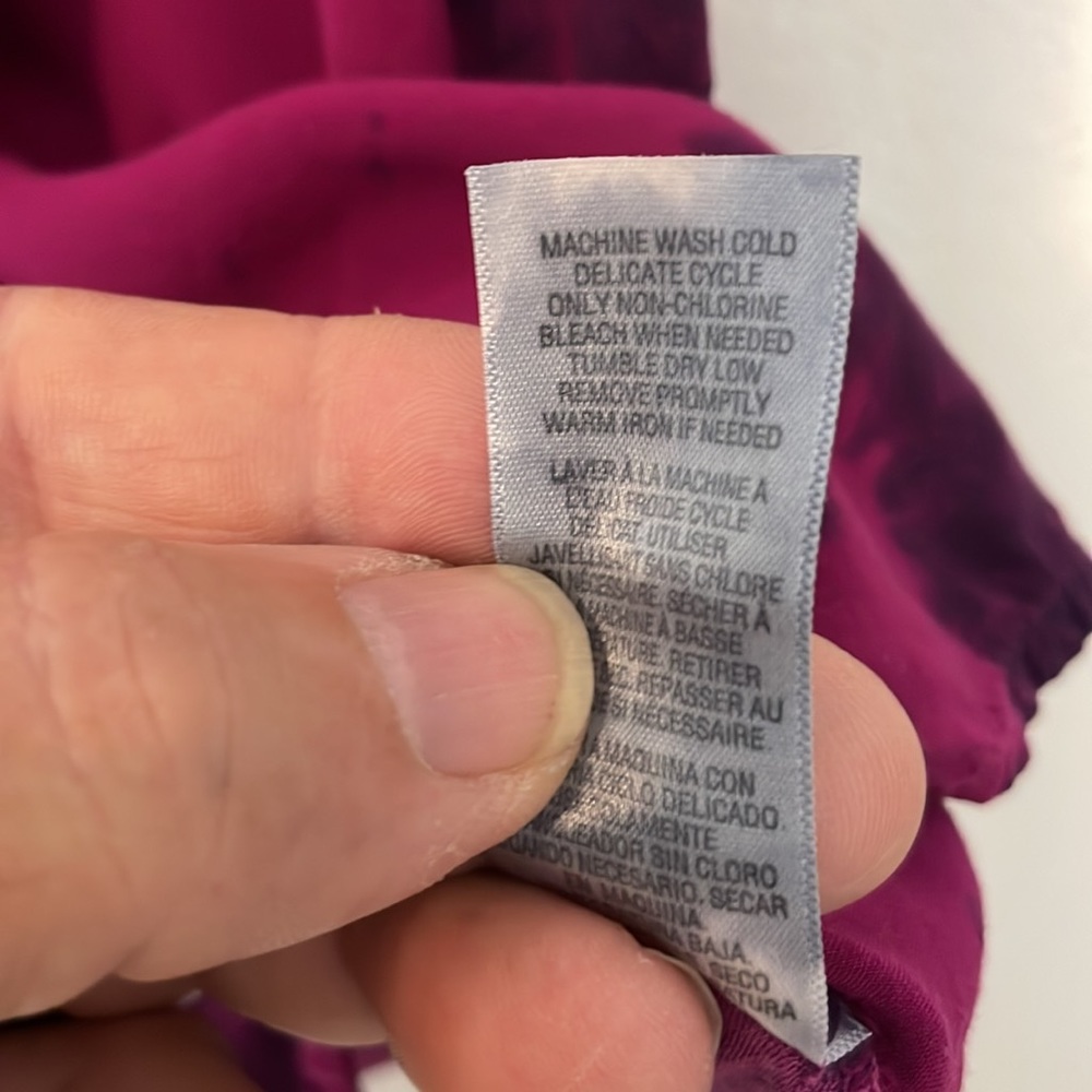 Splendid Medium Button Down Sleeveless Shirt Blou… - image 5